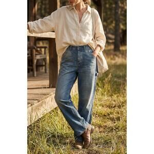 Ralph Lauren Collection Purple Label Women's High Waist Carpenter Jeans 4